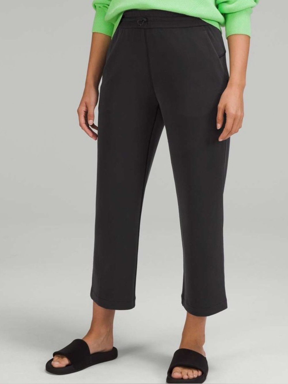 Lululemon Softstreme High Rise Straight Leg Crop Pants